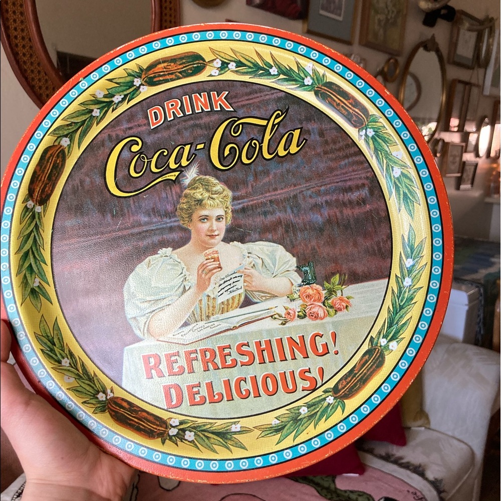 COCA-COLA 75th ANNIVERSARY COMMEMORATIVE TRAY FROM DALLAS, TEXAS